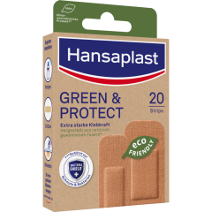 Hansaplast Green & Protect Strips 20 Stück 