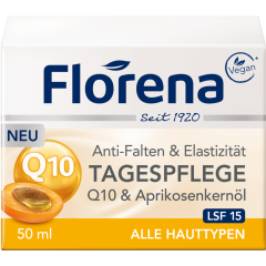 Florena Tagespflege Q10 & Aprikosenkernöl LSF 15 50 ml 