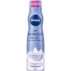 NIVEA Body Mousse Tiefenpflege Serum und Shea-Butter 200 ml 