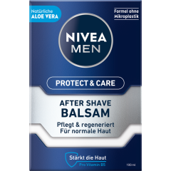 NIVEA MEN Protect & Care After Shave Balsam mit Aloe Vera und Pathnenol 100 ml 