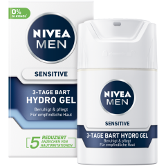 NIVEA MEN Hydro-Gel Sensitive 3-Tage-Bart 50 ml 