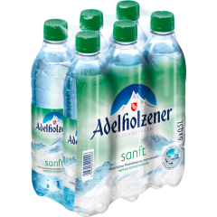 Adelholzener Mineralwasser Sanft 6 x 0,5 l 