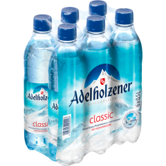 Adelholzener Mineralwasser Classic 6 x 0,5 l 