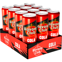 Havana Club Rum & Cola 10 % vol. 0,33l - Karton 12 x          0.330L 