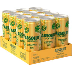 ABSOLUT Cocktails Pineapple Fizz 10 % vol. - Tray 12 x 0,33 l 