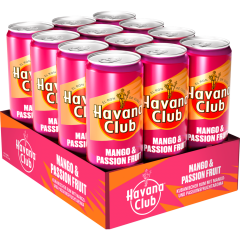 Havana Club Mango Passionfruit 10 % vol. - Tray 12 x 0,33 l 