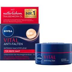 NIVEA Vital Anti-Falten Intensiv Nachtpflege für Reife Haut 50 ml 