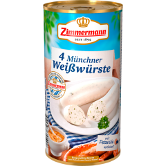 Zimmermann Münchner Weißwürste 4 Stück 