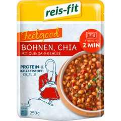 reis-fit Feelgood Bohnen, Chia mit Quinoa & Gemüse 250 g 