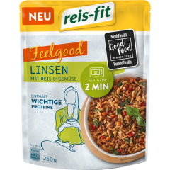 reis-fit Feelgood Linsen mit Reis & Gemüse 250 g 