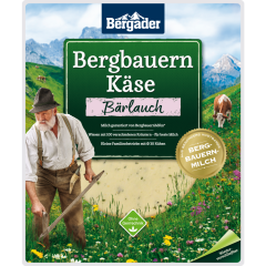 Bergader Bergbauern Käse Bärlauch Scheiben 48 % Fett i. Tr. 150 g 