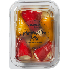 Grossmann Minipaprika-Mix mit Frischkäsecreme 150 g 