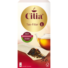 Cilia Teefilter Größe L ohne Halter 80 Stück 