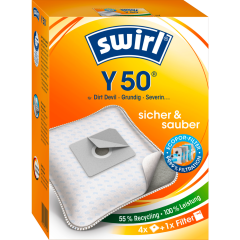 Swirl Y 50 MicroPor® Plus Staubsaugerbeutel 4 Stück 