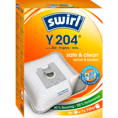 Swirl Y 204 MicroPor® Plus Staubsaugerbeutel 4 Stück 