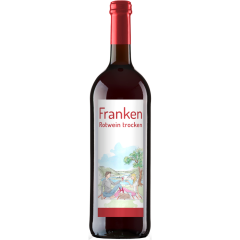 Franken Rotwein QbA trocken 1 l 