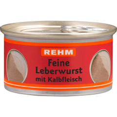 Rehm Feine Leberwurst mit Kalbfleisch 125 g 
