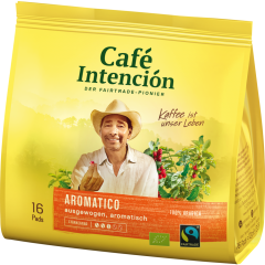 CAFÉ INTENCIÓN Bio Aromatico Cremoso Pads 16 x 7 g 