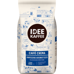 Idee Kaffee Caffè Crema Anregend Aromatisch ganze Bohnen 750 g 