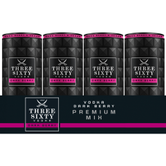 Three Sixty Dark Berry Tray DPG 12 x 0,33 l 