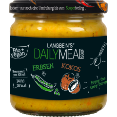 Langbein's Bio Daily Meal Erbsen-Kokos Suppe 350 ml 