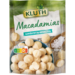 KLUTH Macadamias geröstet & gesalzen 100 g 
