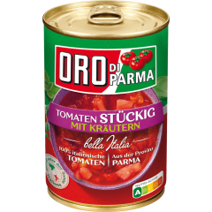 ORO di Parma Stückige Tomaten mit Kräutern 400 g 