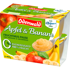 Odenwald Obstpause Fruchtmus Apfel & Banane 400 g 