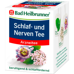 Bad Heilbrunner Schlaf- und Nerven Tee 8 Teebeutel 