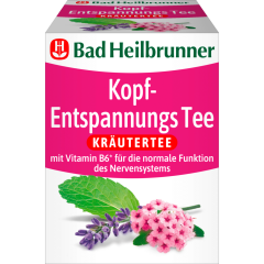 Bad Heilbrunner Kopf-Entspannungs Tee 8 Teebeutel 