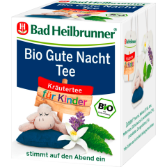 Bad Heilbrunner Bio Gute Nacht Tee für Kinder 8 Teebeutel 