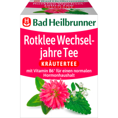 Bad Heilbrunner Rotklee-Wechseljahre Tee 8 Teebeutel 