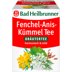 Bad Heilbrunner Fenchel-Anis-Kümmel Tee 8 Teebeutel 