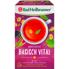 Bad Heilbrunner Basisch Vital Tee 20 Teebeutel 