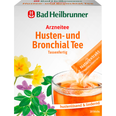 Bad Heilbrunner Husten- und Bronchial Tee 10 Sticks 