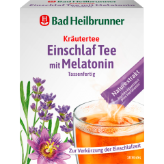 Bad Heilbrunner Einschlaf Tee mit Melatonin 10 Sticks 