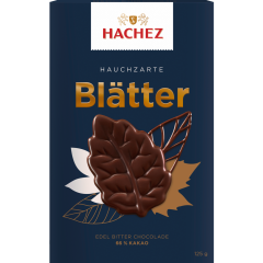 HACHEZ Braune Blätter Edel Bitter 125 g 