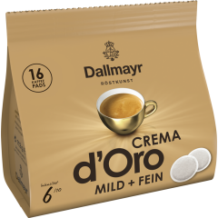 Dallmayr Crema d'Oro mild & fein Pads 16 Pads 