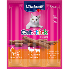 Vitakraft Cat-Stick Classic Truthahn & Lamm 3 x 6 g 