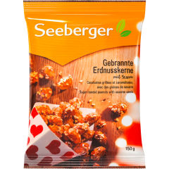 Seeberger Gebrannte Erdnusskerne mit Sesam 150 g 