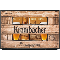 Krombacher Brautradition Naturtrübes Kellerbier - Kiste 4 x 6 x 0,33 l 