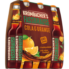 Krombacher Fassbrause Cola & Orange - 6-Pack 6 x 0,33 l 