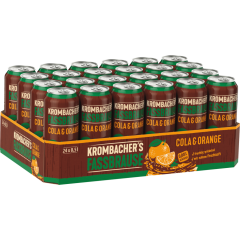 Krombacher Fassbrause Cola & Orange - Kiste 24 x 0,5 l 