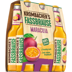 Krombacher Fassbrause Maracuja - 6-Pack 6 x 0,33 l 