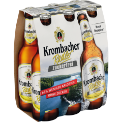 Krombacher Radler zuckerfrei - 6-Pack 6 x 0,33 l 
