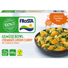 FRoSTA Gemüse Bowl Cremiges Linsen Curry 480 g 