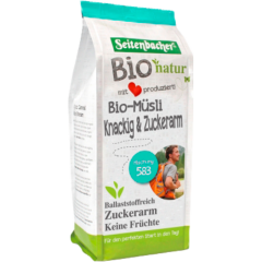Seitenbacher Bio Müsli Knackig & Zuckerarm 500 g 