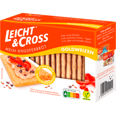 LEICHT&CROSS Knusperbrot Goldweizen 125 g 