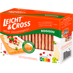 LEICHT&CROSS Knusperbrot Roggen 125 g 