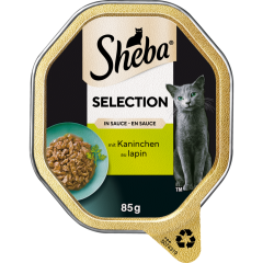 Sheba Selection in Sauce mit Kaninchenhäppchen 85 g 